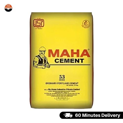 Maha Cement OPC 53 Grade Cement, 50 Kg Bag