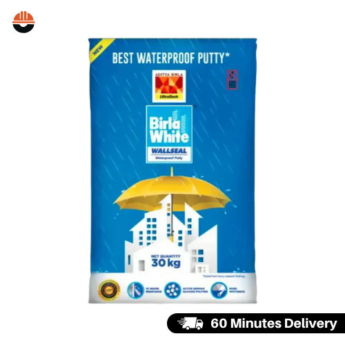 Birla White Wall Seal Waterproof Putty 30 Kg Bag