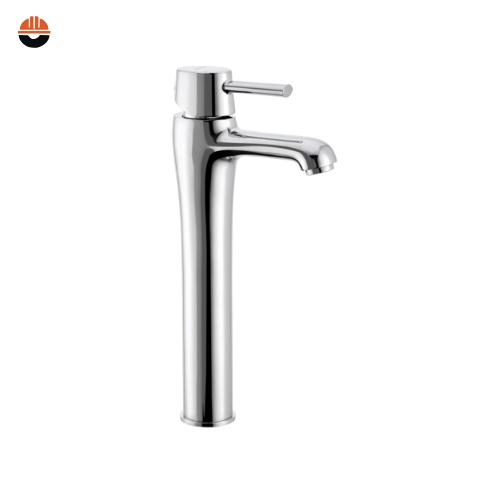 CERA-(F1017452)Ripple single lever basin mixer Single lever basin mixer with 450 mm braided connection pipe (without pop-up)