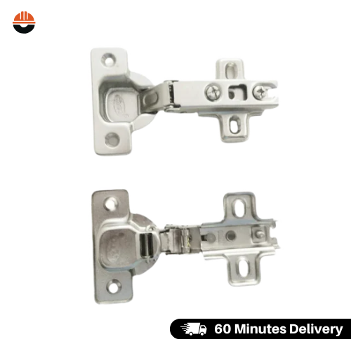 Ebco Slip On Hinge - EURO - Regular Close Hinges, 1 Set (2 Nos)
