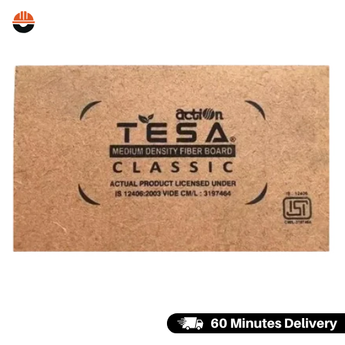 Action Tesa Plain Interior Grade MDF, 8' X 4'