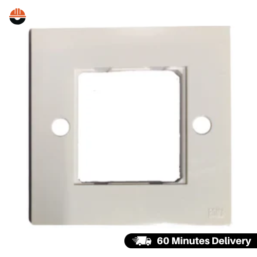 Anchor Deko Single Mounting Plate, White