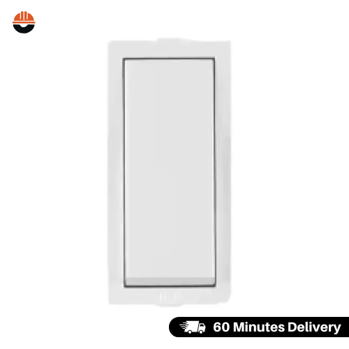 Anchor Roma Switch, 20A, 1 Module, 1 Way White