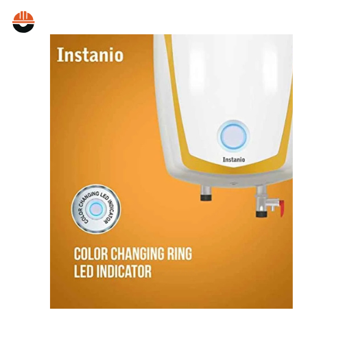 Havells Instanio 10L 2000W White & Mustard Storage Water Heater, GHWAICTWG010 - Image 2