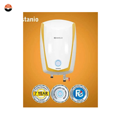 Havells Instanio 10L 2000W White & Mustard Storage Water Heater, GHWAICTWG010 - Image 5