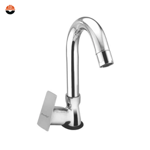 Prestige-(PR262-d)-Prestige Spa Brass Chrome Finish Swan Neck Pillar Tap