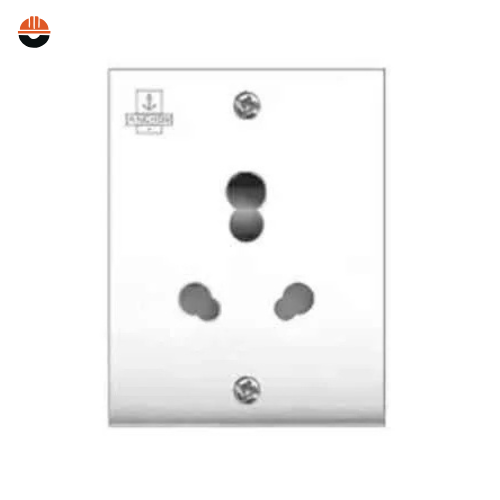 Anchor Penta Deluxe 6A/16A White Universal Socket, 39993