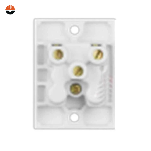 Anchor Penta 6A White 2 in 1 IP20 Socket with Urea Back Piece, 14119 (Pack of 20)