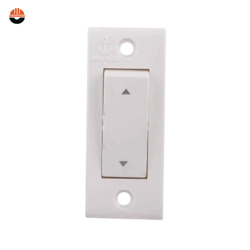 Anchor Penta Deluxe 6A 1 Module 2 Way White Switch, 14112 (Pack of 30) - Image 2